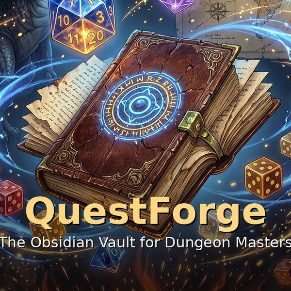 QuestForge — the Obsidian vault for Dungeon Masters